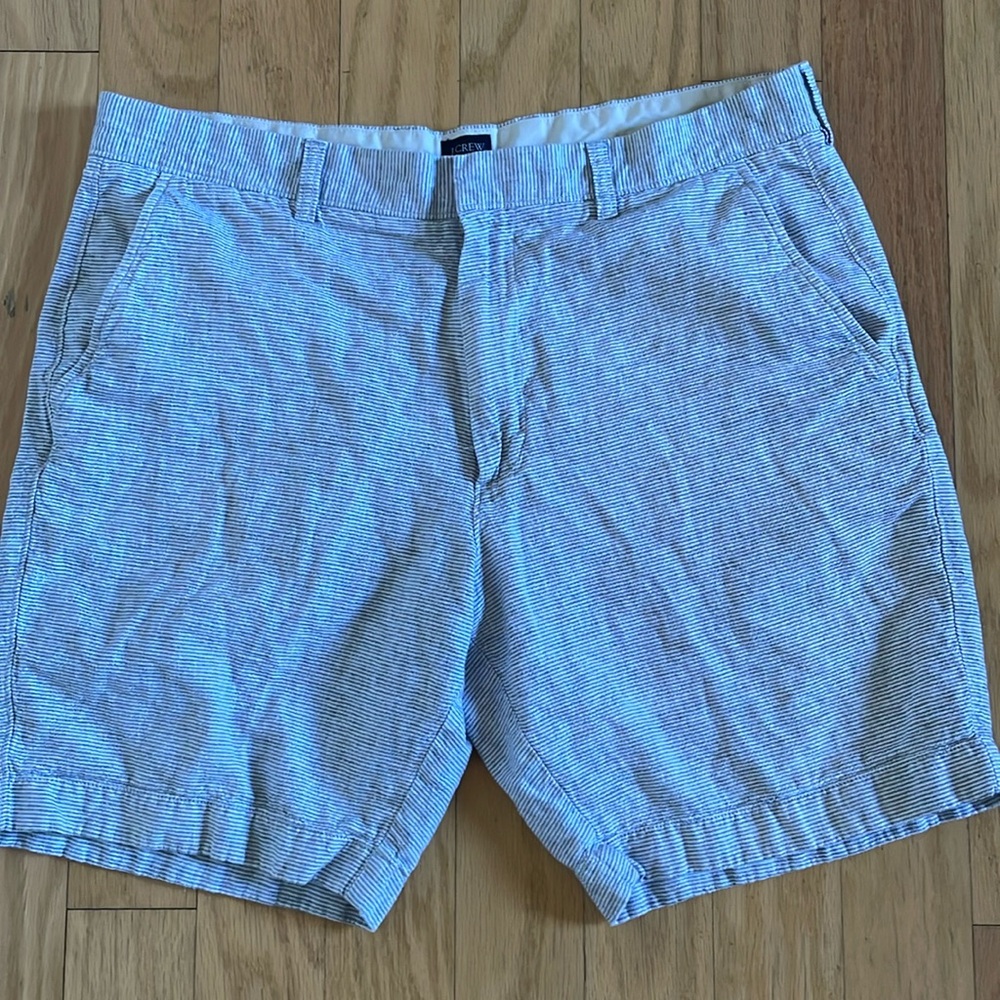 Men’s J.Crew linen cotton blend shorts size 36